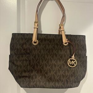 Michael Kors Dark Brown Signature Tote